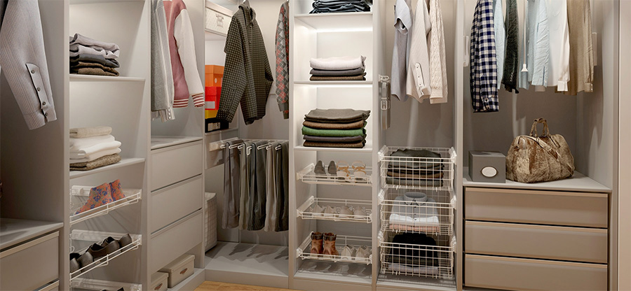 Оснащение гардеробной