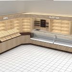 Стеллажи-витрины для магазина на заказ