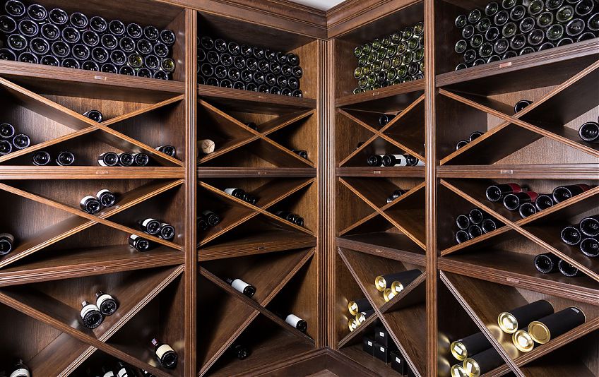 стеллаж вино