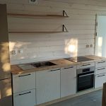 кухня из массива березы на заказ