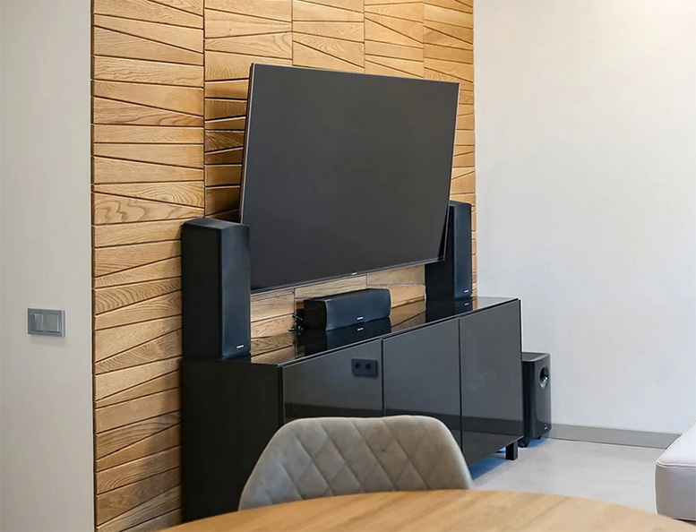 Стеновые панели из массива и шпона