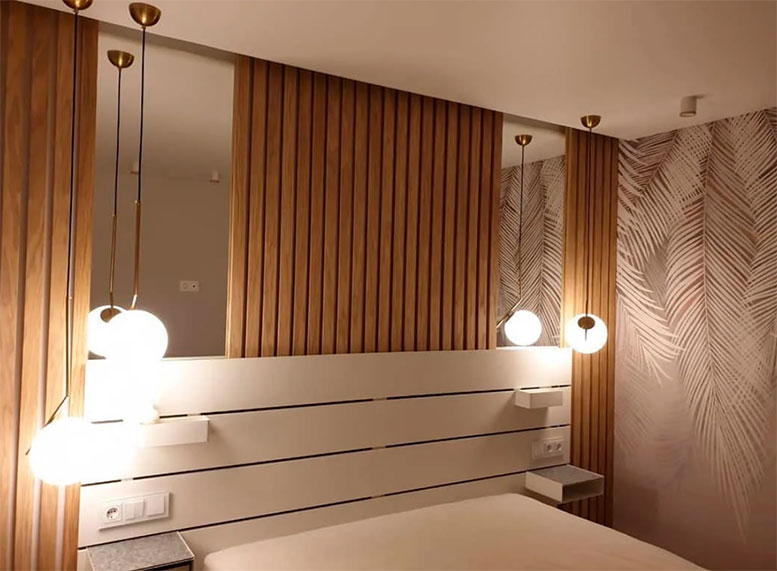 Стеновые панели из массива и шпона