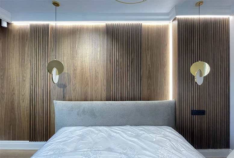 Стеновые панели из массива и шпона