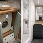 стиралка в ванной