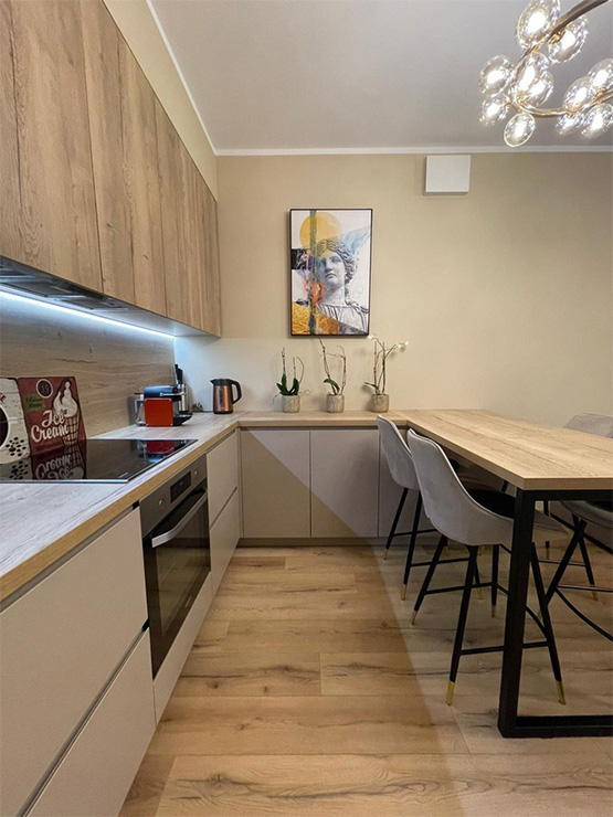 Кухня из шпона от производителя