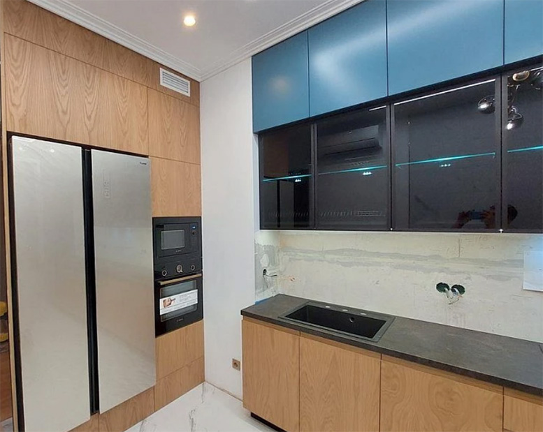 Кухня из шпона от производителя