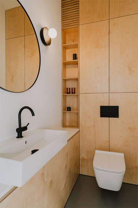 Мебель в ванную из фанеры