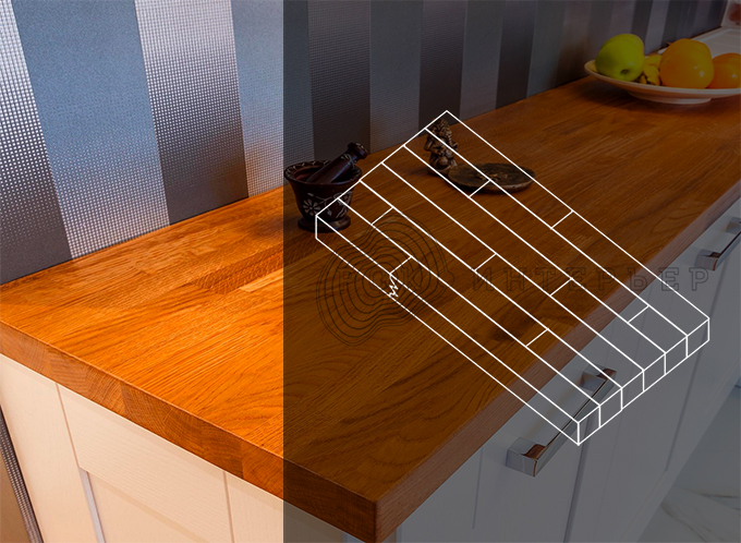 Деревянный подоконник на заказ